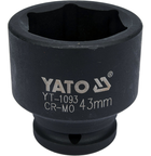 Головка торцева ударна YATO шестигранна 3/4" 43 мм (YT-1093)