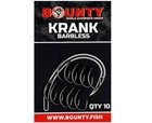 Крючки BOUNTY Krank Barbless 8 размер (без бородки) карповые,BHKB8