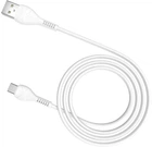 Кабель Hoco X37 USB to Type-C 3A PVC PVC connectors 1 м White (6931474710512)