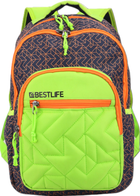 Plecak na laptopa Bestlife Just 15.6" Niebiesko-zielony (BB-3382BU)