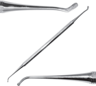 Штопфер гудзиковий Surgicon гладилка вигнута по ребру SD-1136-01O (2000988947418)