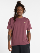 T-shirt męski New Balance Sport Essentials Logo MT41580 S Bordowy (197967283000)