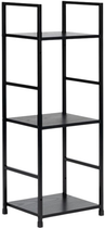 Стелаж ModernHome by Multistore дерев'яний 3 полиці лофт чорний (CWJ302480L BLACK)