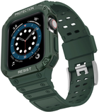 Pasek z etui Hurtel Protect Strap Band do Apple Watch 38/40/41 mm Green (9145576231647)
