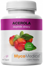 Вітамін С MycoMedica Acerola 90 капсул (8594167652612)