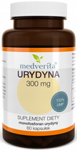 Naturalny suplement diety Medverita Urydyna 300 mg 60 kapsułek (5903686581151)