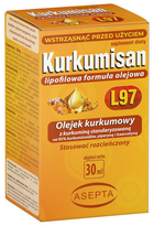 Натуральна дієтична добавка Asepta Kurkumisan L97 олія куркуми 30 мл (5904734577638)