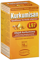 Naturalny suplement diety Asepta Kurkumisan L97 olej kurkumowy 10 ml (5904734577645)