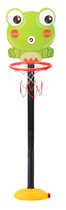Kosz do gry w koszykówkę LEAN Toys regulowany Żaba 110 cm Zielona 20930 (5905991034728)
