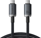 Кабель Baseus Crystal Shine USB Type-C - USB Type-C 1.5 м 100 Вт Black (AT6932172657994)
