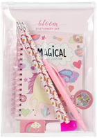 Шкільний набір Starpak Magical Unicorn нотатник + ручка + 2 олівці + міні маркер + гумка + точилка + пенал (5904335870824)