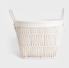Kosz do przechowywania Homla Temira 35 x 25 x 33 cm Biały (5906496736643)