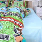 Простынь MirSon Бязь 17-0571 - 1 Minecraft War 220х240 см (2200008769956)