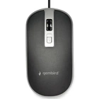 Миша дротова Gembird MUS-4B-06-BS оптична 800-1200dpi без підсвічування Black-Silver