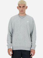 Bluza bez kaptura męska New Balance Sport Essentials Small Logo MT41507 2XL Szara (197375448060)