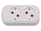 Колодка Luxel 2 розетки без заземления (7101)