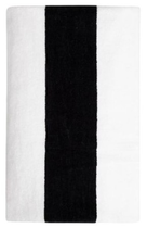 Ręcznik Homla Lawena w czarno-białe pasy 100 x 150 cm (5906496733338)