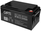 Акумуляторна батарея Volt Polska AGM OPTI 12V 65 Ah (6AKUV065AG)