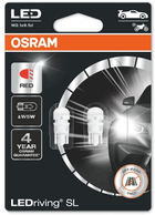Żarówki samochodowe OSRAM 12V W5W LED 1W W2.1X9.5D LEDriving SL (2825 DRP-02B)