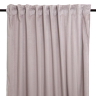 Штора Homla Talla затемнююча вельветова Сіра 140 x 250 см (5904183852010)
