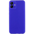 Чехол TPU GETMAN Liquid Silk Full Camera для Samsung Galaxy A06 Синий / Iris
