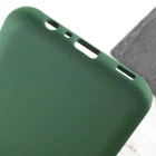 Чохол TPU GETMAN Liquid Silk Full Camera для Samsung Galaxy A06 Зелений / Dark green