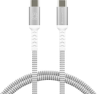 Kabel Dbramante1928 Braided USB Type-C - USB Type-C 1.2 m Silver (5711428071163)