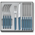 Кухонный набор из нержавеющей стали 12 предметов с синей ручкой Victorinox Vx69096.11W2.12