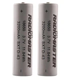 Акумулятор RadioMaster 18650 (2 шт) Li-Ion 3200 mAh 3.7V для пульта керування TX12, TX16S, Boxer, Pocket HP0157.18650-3200
