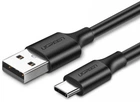 Кабель зарядный Ugreen US287 USB-A 2.0 - Type-C Cable Nickel Plating 2m Black (60118)