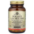 Витамины и минералы Solgar Folate 1333 (Folic Acid 800мкг) 250 таблеток
