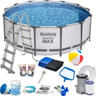 Каркасний басейн Bestway Steel Pro Max 396 x 122 см 18 в 1 5618W (5903890615758)
