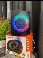 Портативна бездротова колонка Bluetooth блютуз JBK SІ з підсвічуванням LED