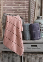 Набір рушників Cestepe MicroCotton Delux Premium - Kare-2 50*90 (3 шт)