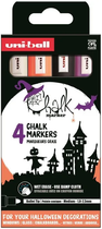 Набір крейдяних маркерів Uni Posca Halloween 4 шт (3701614900171)