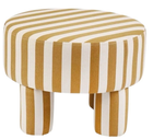 Pufa HOMLA CHIARO 50 x 50 x 37 cm Beżowo biała 741111 (5906496741111)