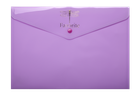 Папка-конверт Buromax PASTEL А4 на кнопці Бузкова (BM.3953-26)