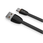 Кабель Avantis Plane AC-25t USB-A to USB-C 3А 1м Чёрный Дата-кабель зарядка