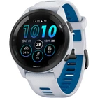 Смарт-годинник Garmin Forerunner 265 Black Bezel with Whitestone Case and Whitestone/Tidal Blue Silicone Band (010-02810-01) [89366]