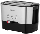 Тостер Ardesto Steel Collection 1000Вт, метал/пластик, сріблясто-чорний