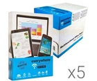 Упаковка паперу офісного Everywhere Printing paper А4 80г/м2 клас В 500 аркушів х 5 шт.