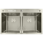 Мойка из нержавеющей стали MIXXUS MH8350-DK NANO-SILVER (3.0/0.8) цвет нержавейка (MI7052)