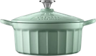 Гусятниця Buydeem чавунна емальована Cozy Greenish 2.9 л (6950386606751)