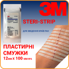 Пластирні смужки Steri-Strip™ 3M 12 мм х 100 мм №6 (R1547)