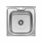 Кухонне миття накладне Kroner KRP Satin - 5050 (0.6 мм)