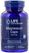 Магній для нервової системи Life Extension Magnesium 500 мг 100 капсул в упаковці (ARE-574417)
