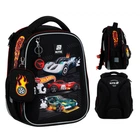 Рюкзак шкільний каркасний Kite Education Hot Wheels 36.5x27x15.5 см 14 л (HW25-555S)