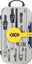 Готовальня ZiBi College 9 предметов Темно-синяя (ZB.5314CL-03)