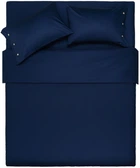 Простирадло Ardesto Mix&Match, 240x260см, 100% бавовна, сатин, синій