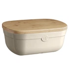 Хлібниця керамічна з дошкою-кришкою Emile Henry Storage 35.5x24.5x15.8 см бежевий 028750 (08701306)